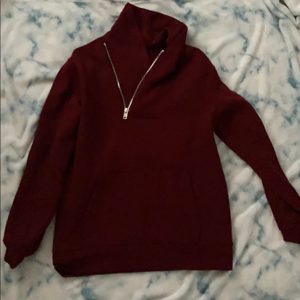 Maroon sweatshirt